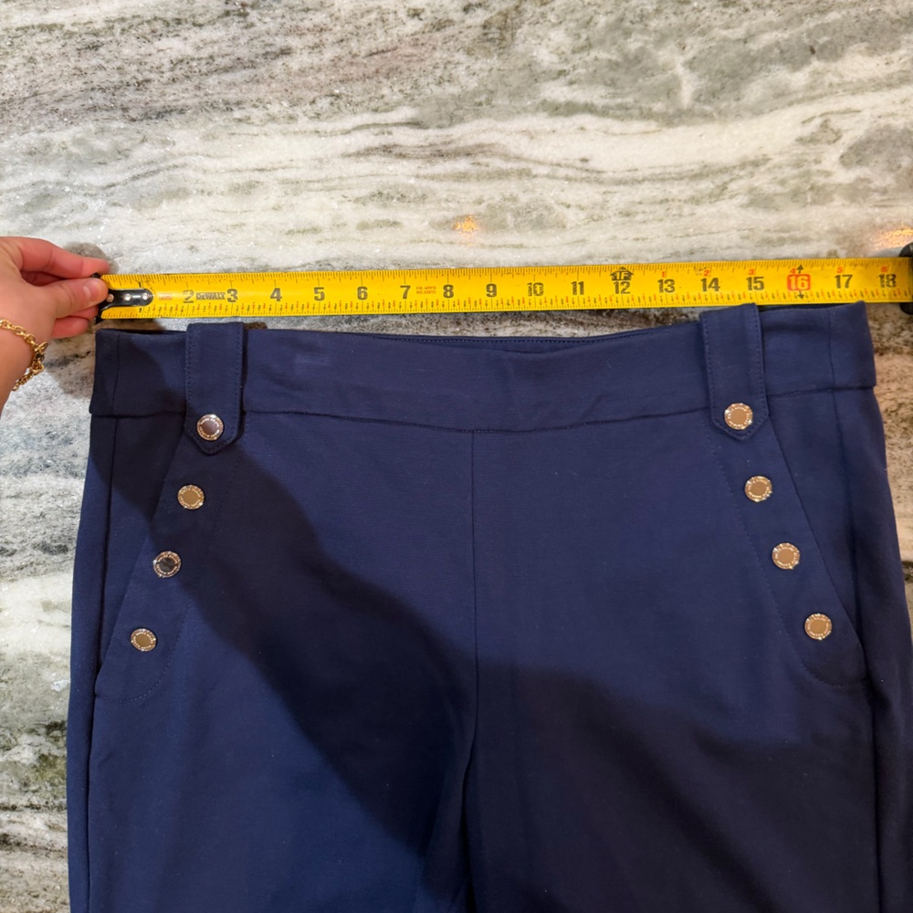 WHBM Jolie Button Straight Luxe Stretch Pant
Size 14 Regular - Picture 7 of 10